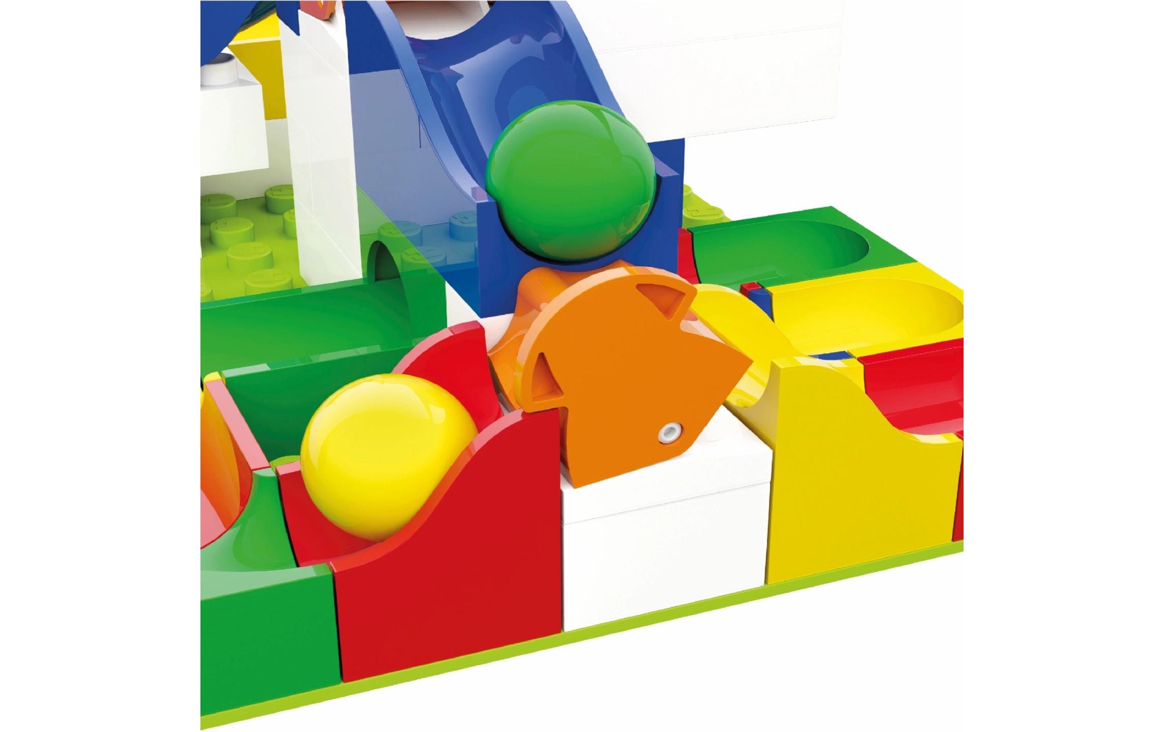 Hubelino Kugelbahn Weichen Erweiterung 43 Teile