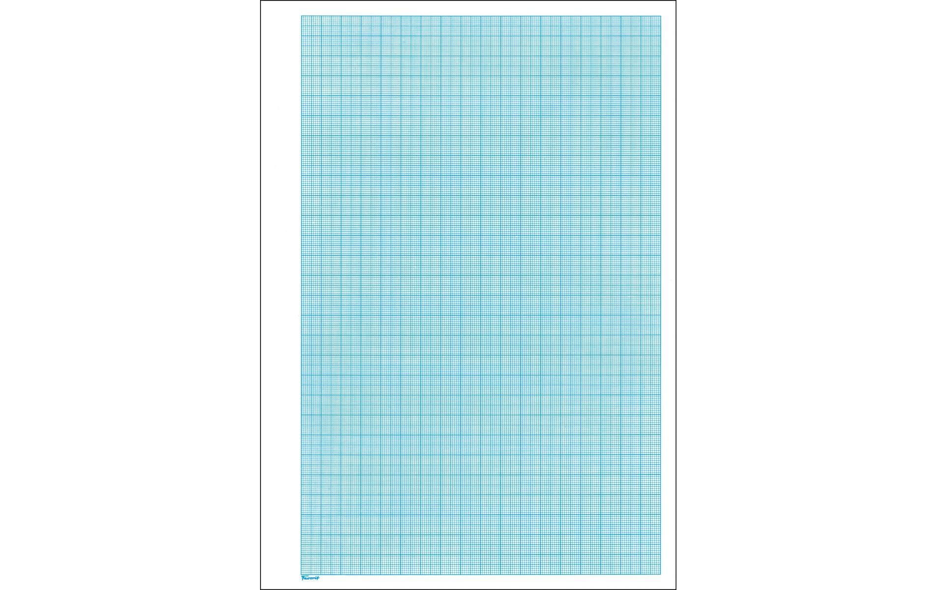 Favorit Notizblock 21 x 29.7 cm, 50 Blatt, Weiss/Blau Favorit Notizblock 21 x 29.7 cm, 50 Blatt, Weiss/Blau