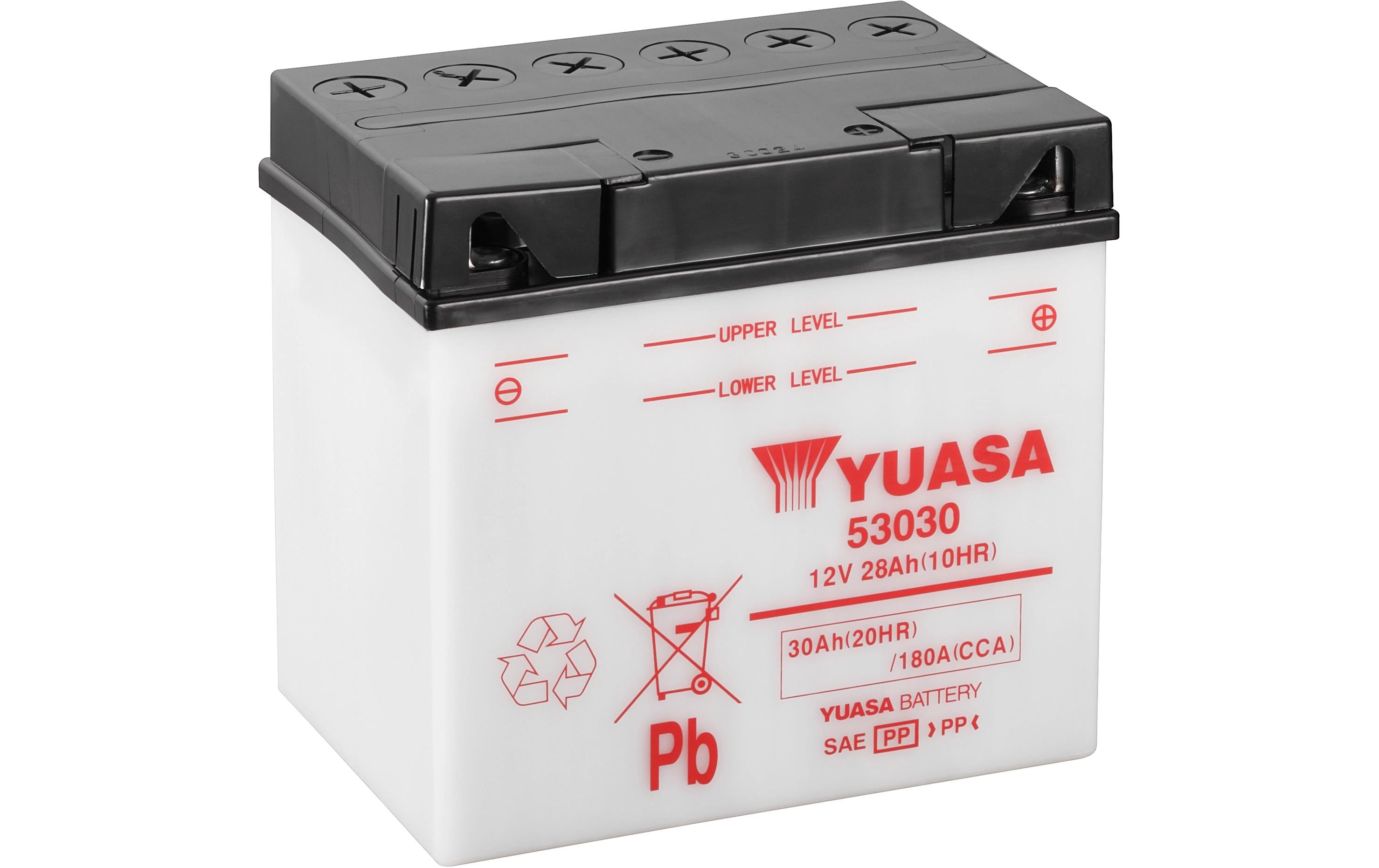 YUASA Motorradbatterie Yumicron 12V/30Ah/180A YUASA Motorradbatterie Yumicron 12V/30Ah/180A