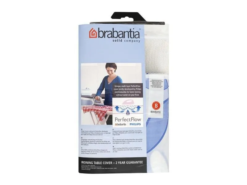 Brabantia Bügelbrettbezug Perfect Flow 124 cm x 38 cm Brabantia Bügelbrettbezug Perfect Flow 124 cm x 38 cm