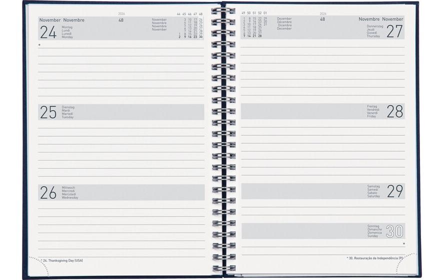 Biella Geschäftsagenda Dispo Term Savanna Wire-O 14.5 x 20.5 cm