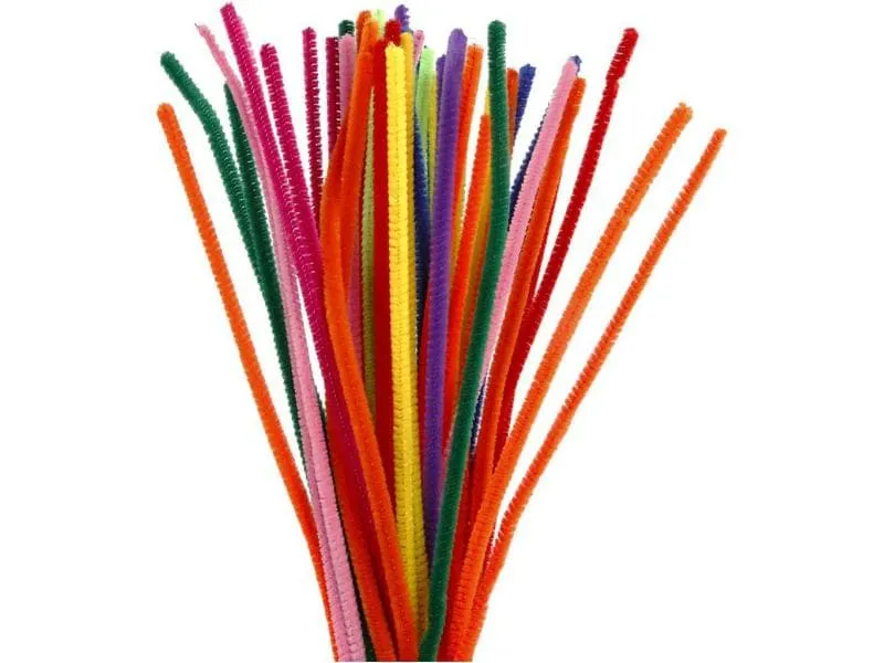 Creativ Company Chenilledraht 6 mm 50 Stück, diverse Farben Creativ Company Chenilledraht 6 mm 50 Stück, diverse Farben