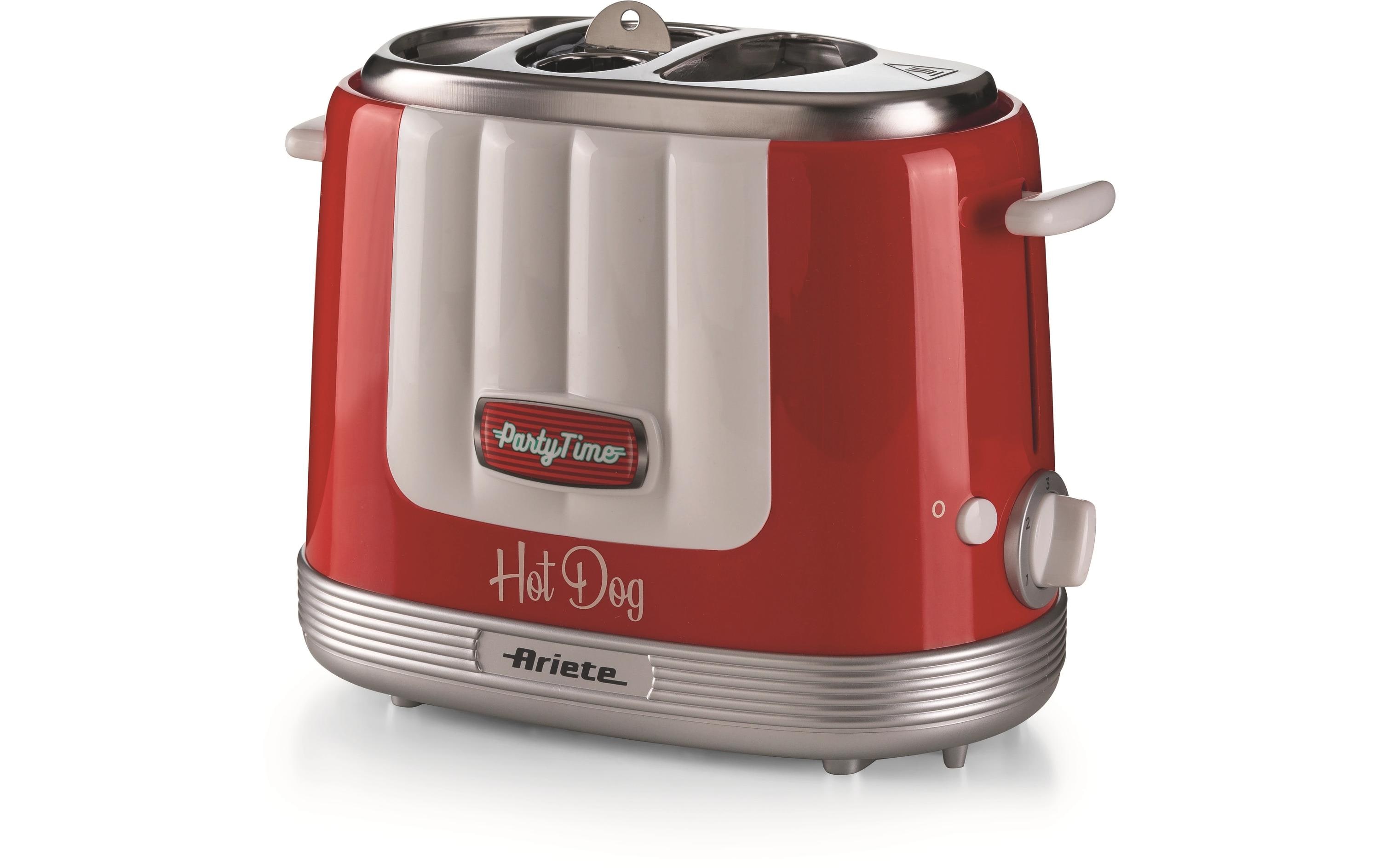 Ariete Hot Dog Maschine Party Time ARI-206-RD Rot/Weiss Ariete Hot Dog Maschine Party Time ARI-206-RD Rot/Weiss