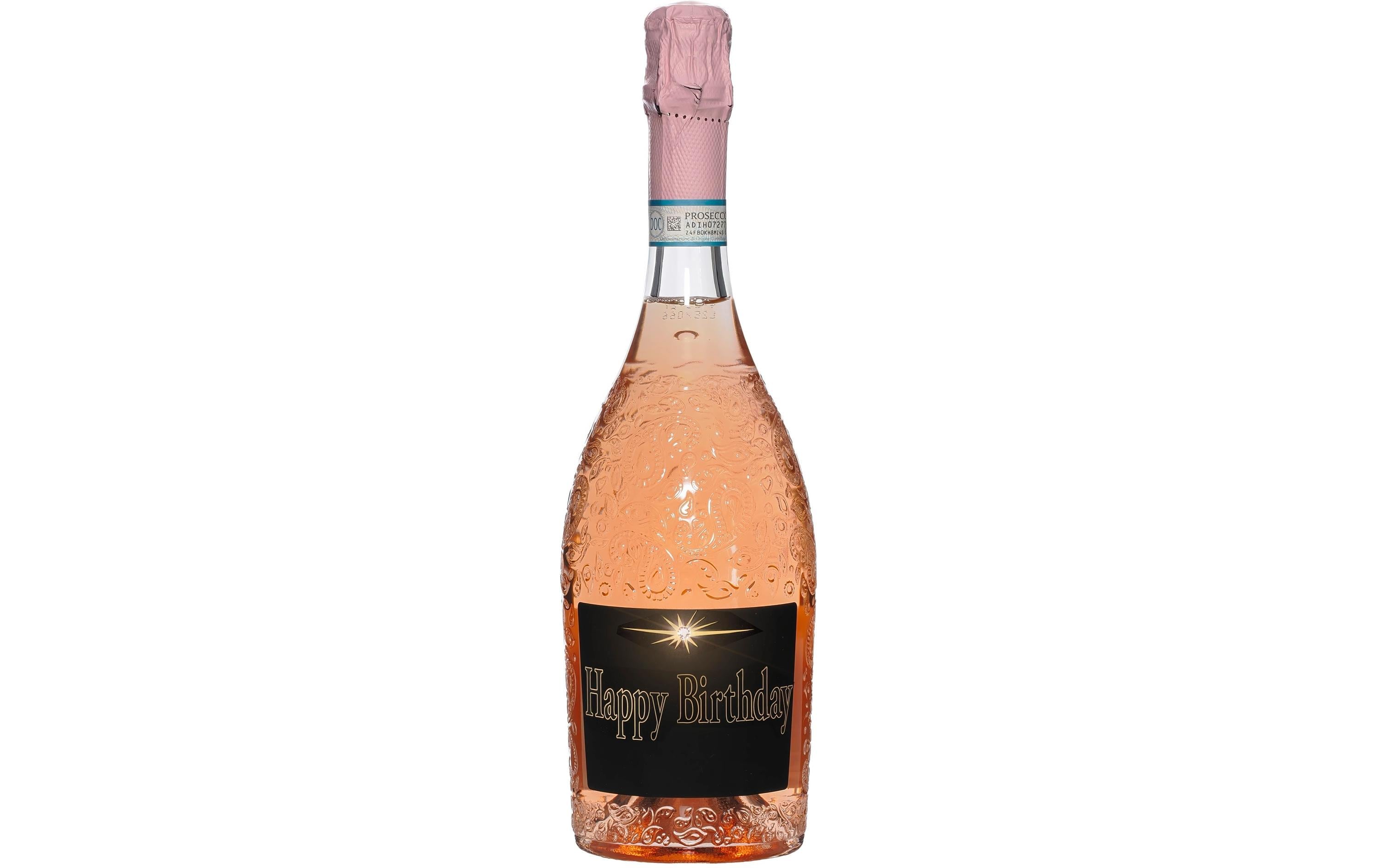 Dreams and Fantasy Geschenkidee Prosecco rosé Happy Birthday 750 ml