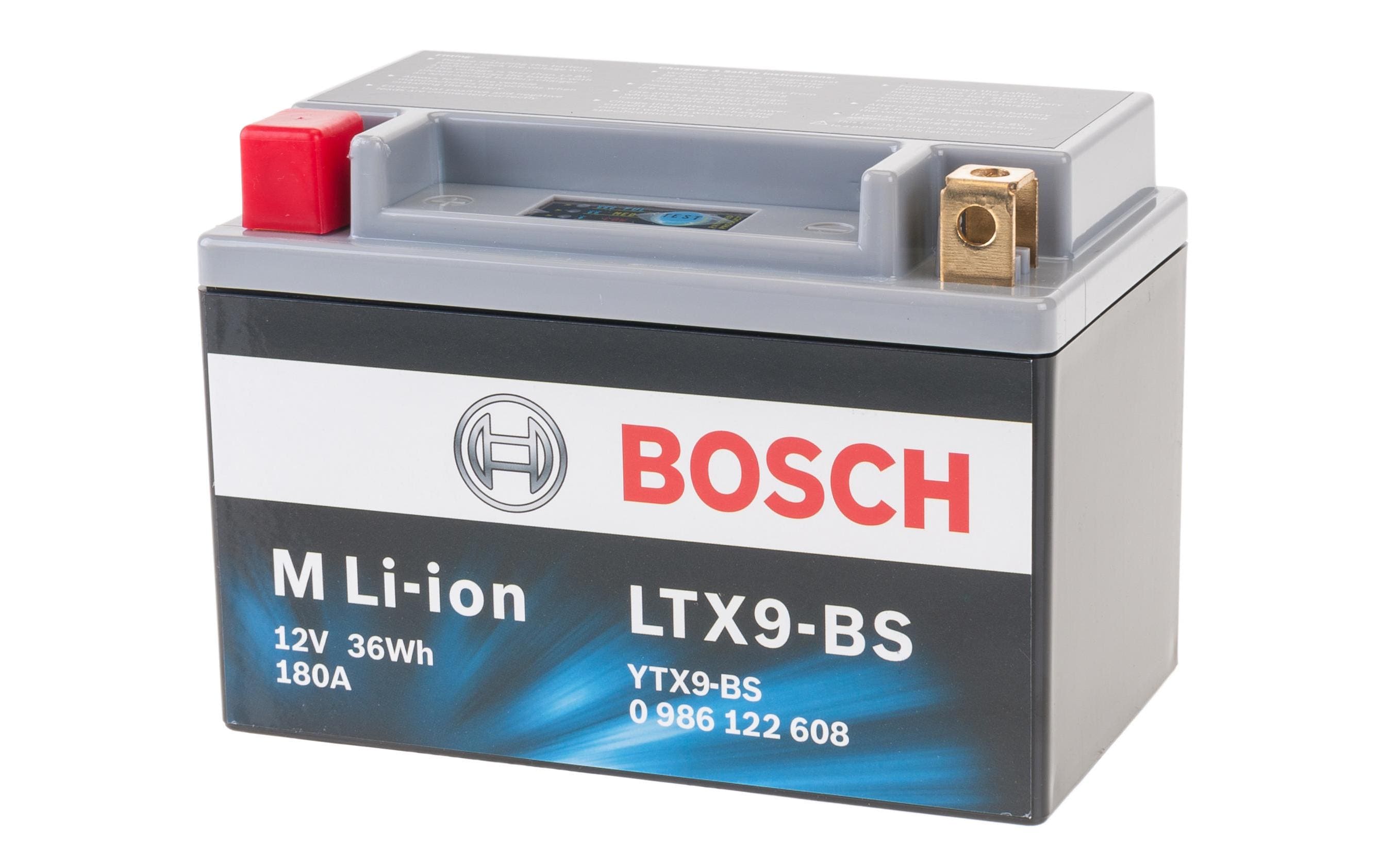 Bosch Automotive Motorradbatterie LTX9-BS 3 Ah