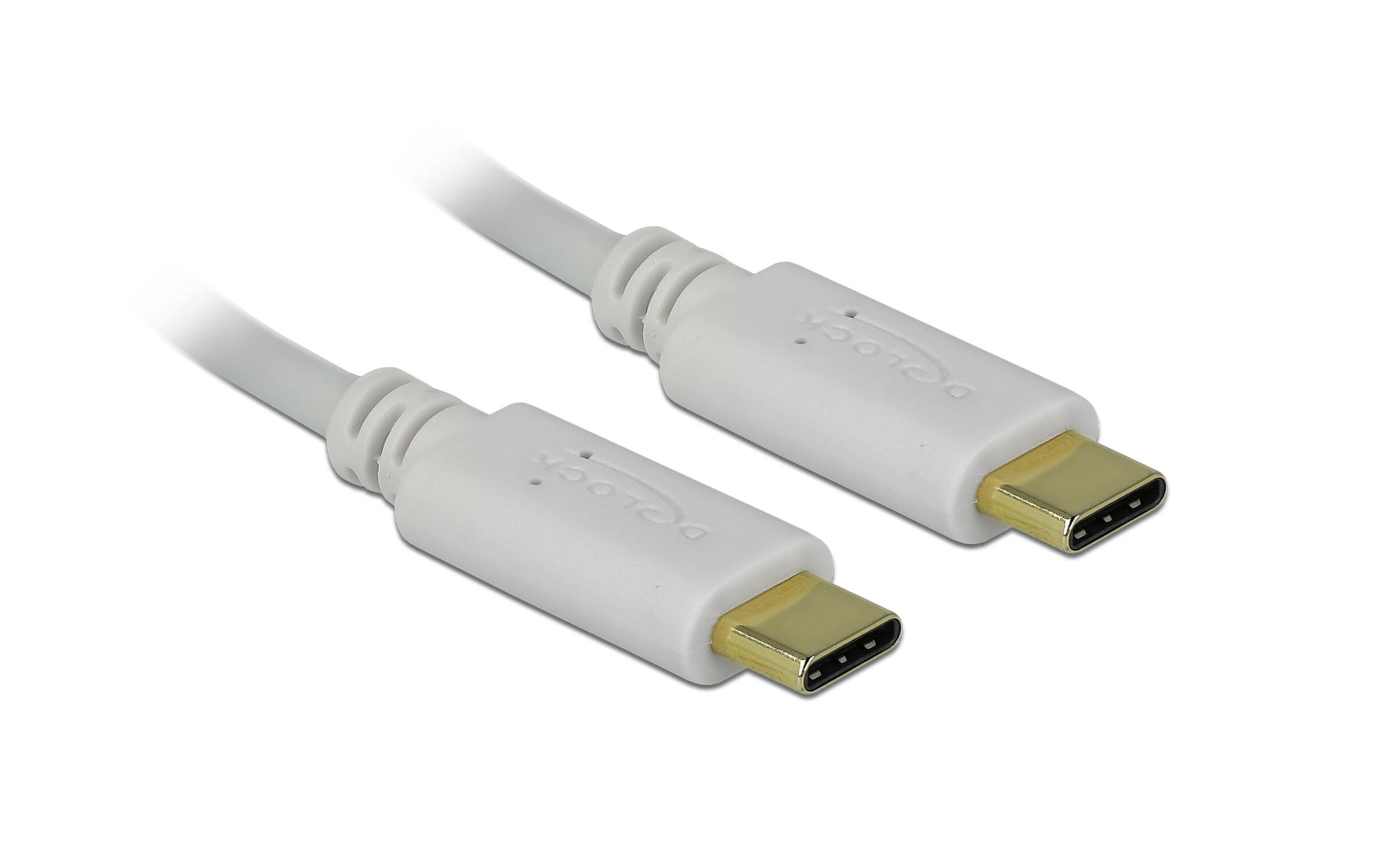 Delock USB-Ladekabel PD 100 W USB C - USB C 0.15 m