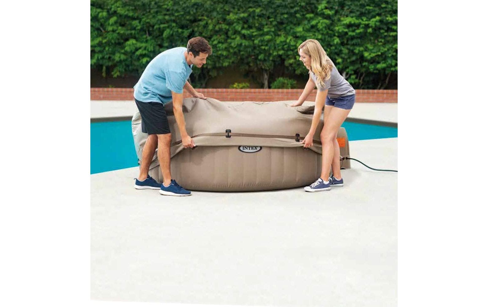 Intex Pool-Abdeckplane Energy Efficient SPA Ø 198 cm