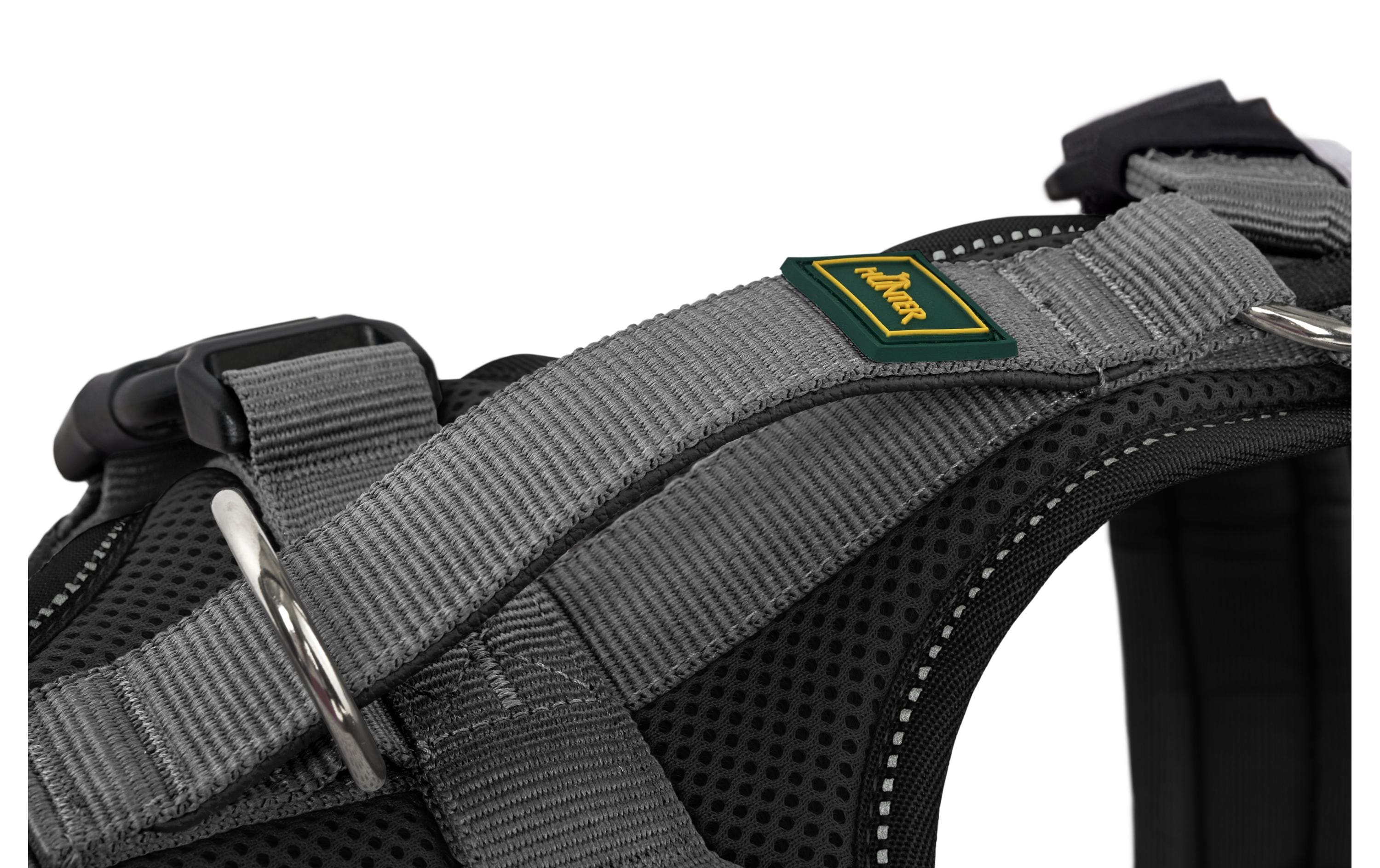 Hunter Geschirr Maldon UP M-L schwarz/grau