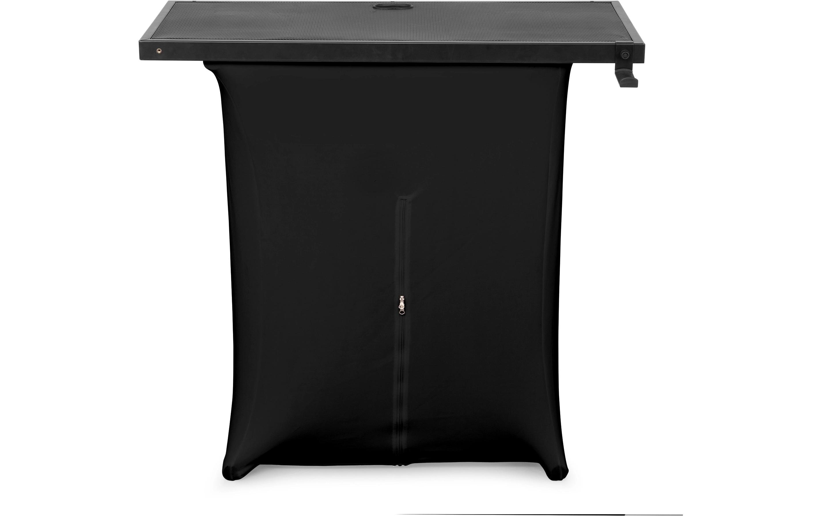 Vonyx DBE100 Mobiles DJ-Booth Aluminiumgestell mit Lycra-Cover