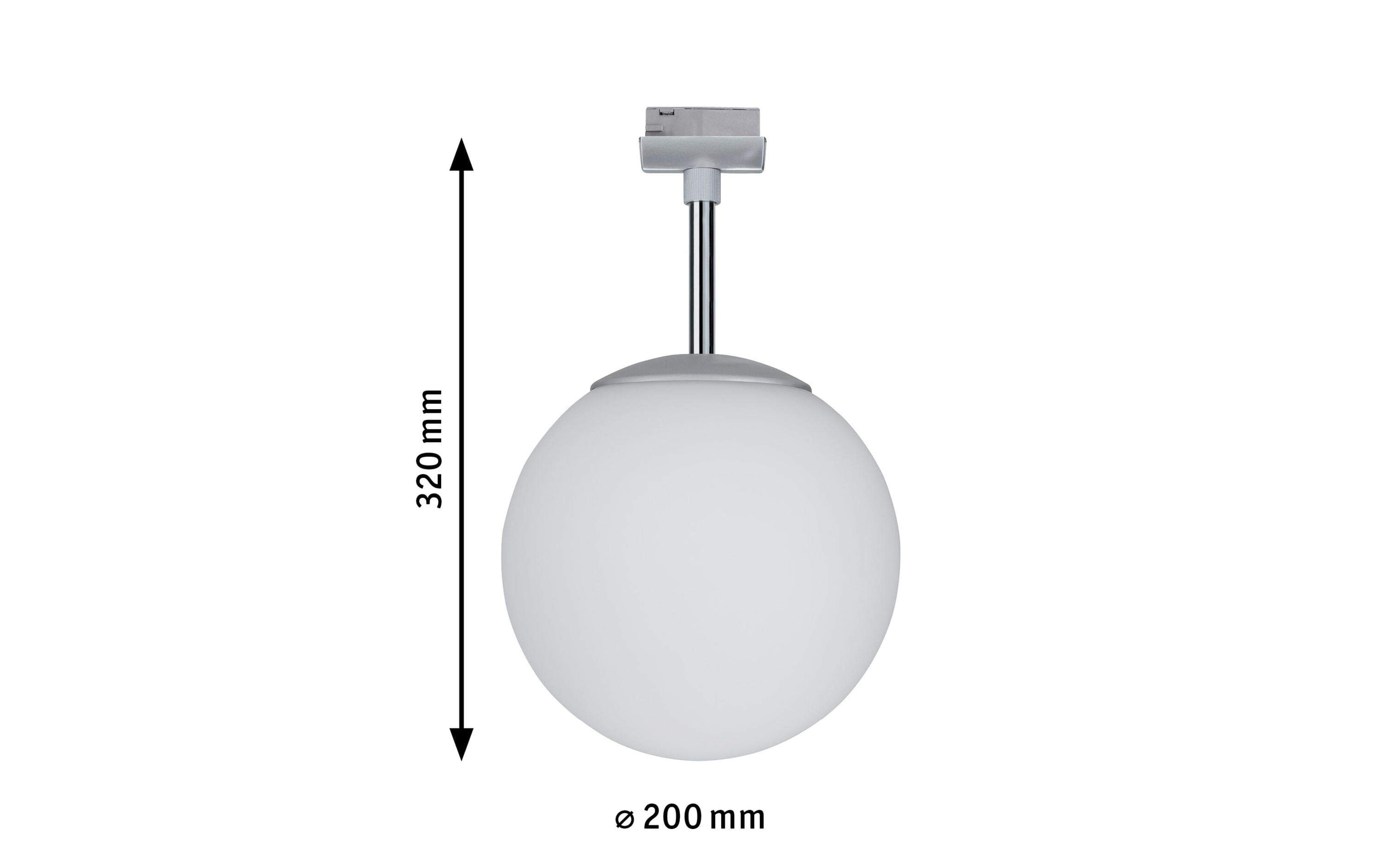 Paulmann Schienenspot URail Globe, 1 x E14, 10 W, Chrom/ Weiss