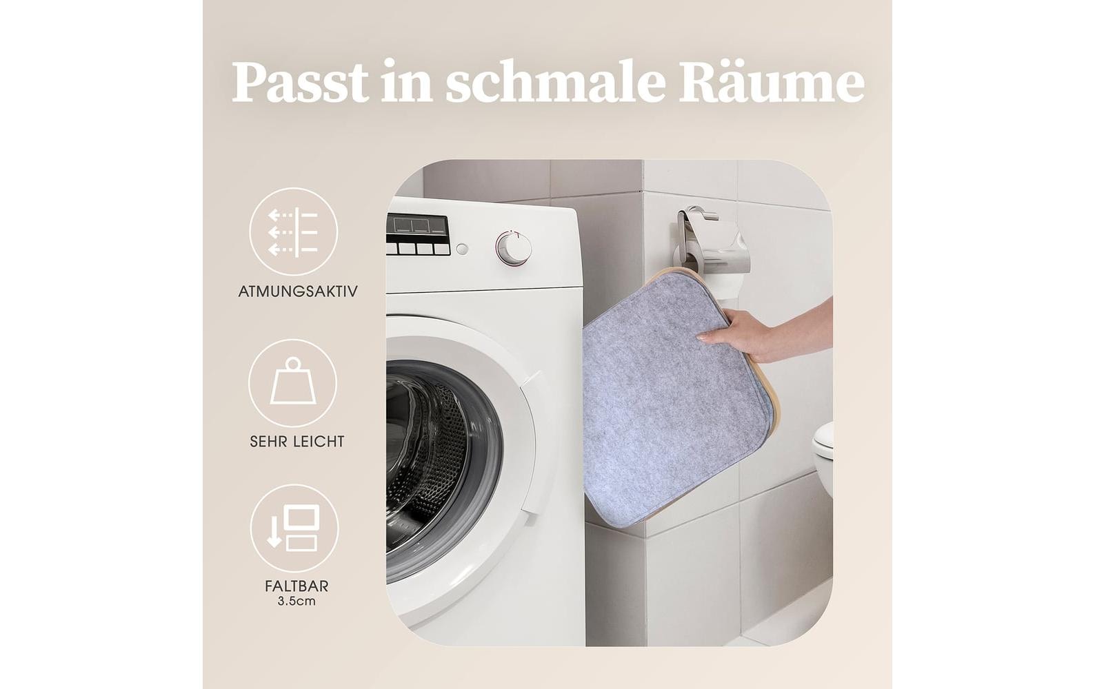 Hennez Aufbewahrungskorb Adrian Grau, 40 l