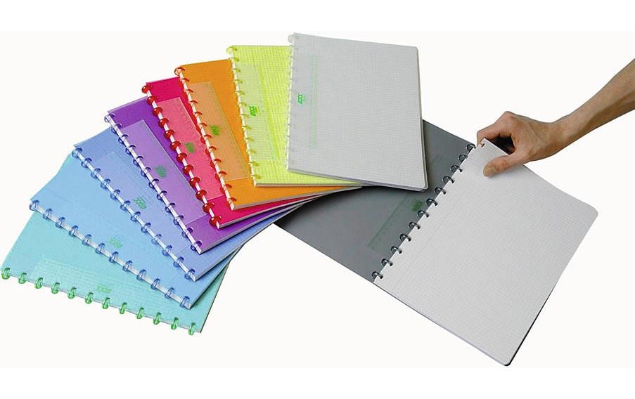 Adoc Notizheft Pap-Ex Colorline, A4, Blau, kariert