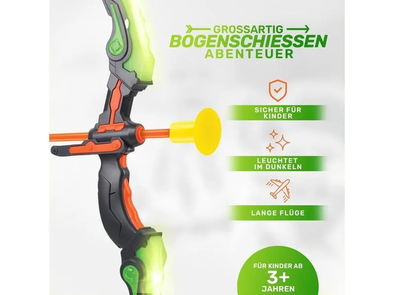 Bogenkönig Bogenschiess-Set leuchtend