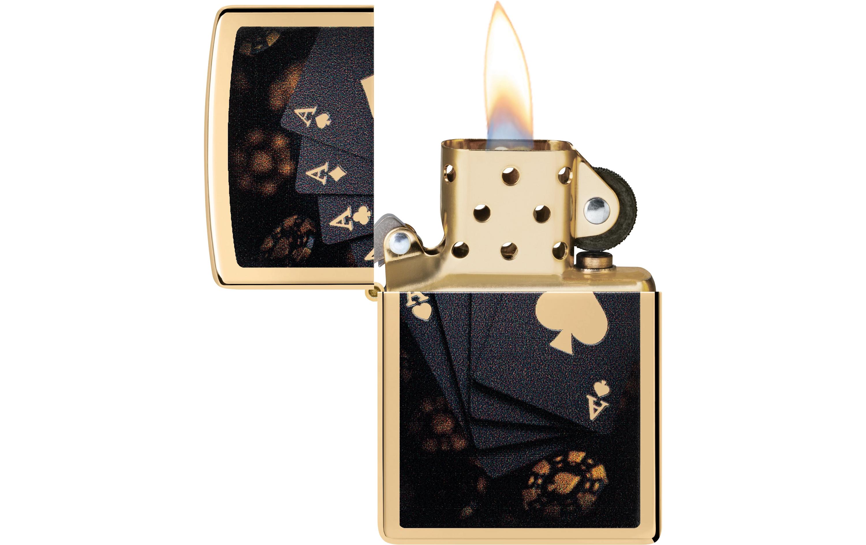 ZIPPO Poker Design Gold
