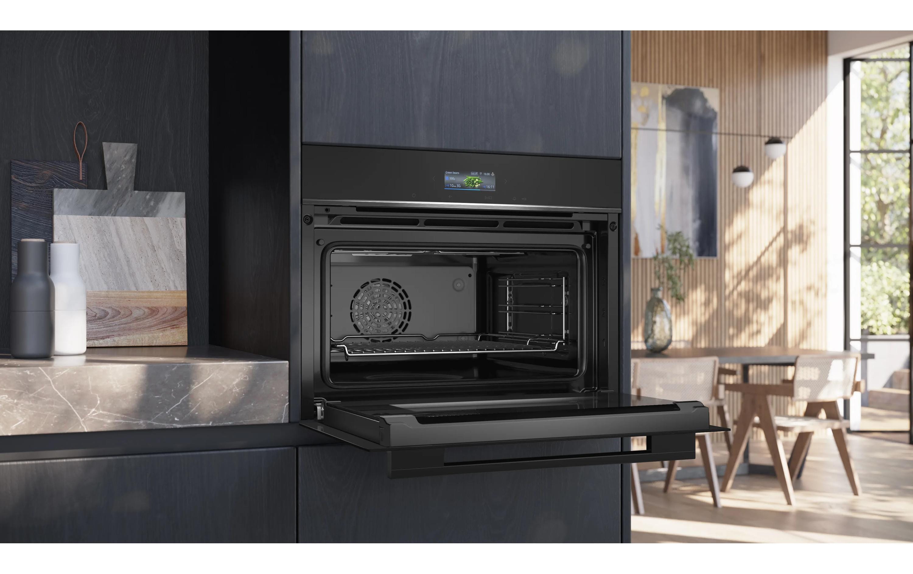 Siemens Einbaubackofen CB734G1B1 Schwarz A+