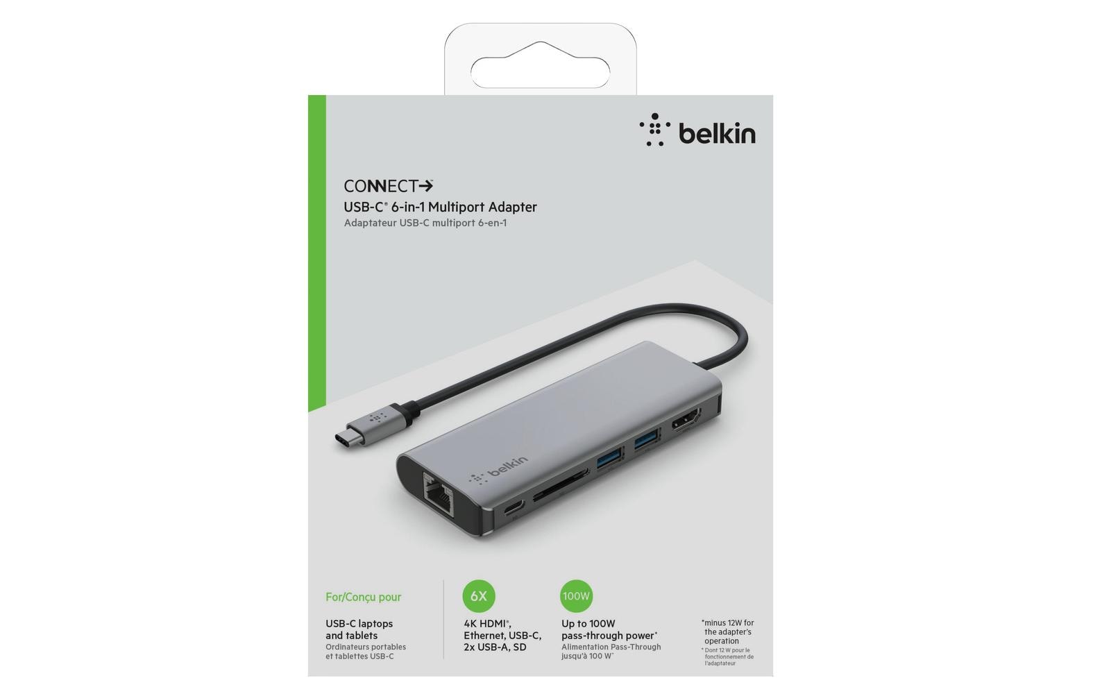 Belkin Dockingstation USB-C Multiport 6-in-1