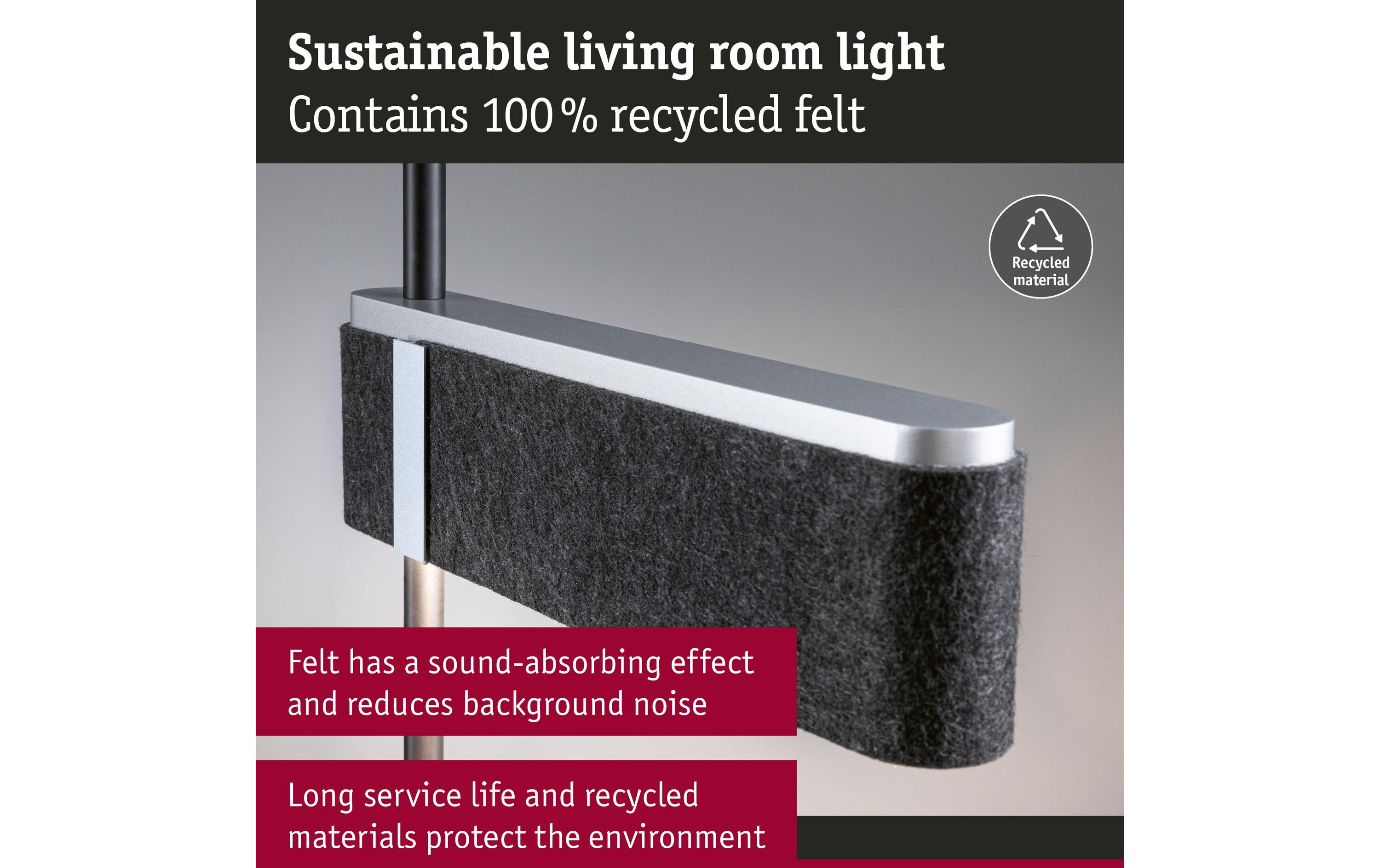 Paulmann LED Stehleuchte Jagun 2700K 20.4W Anthrazit