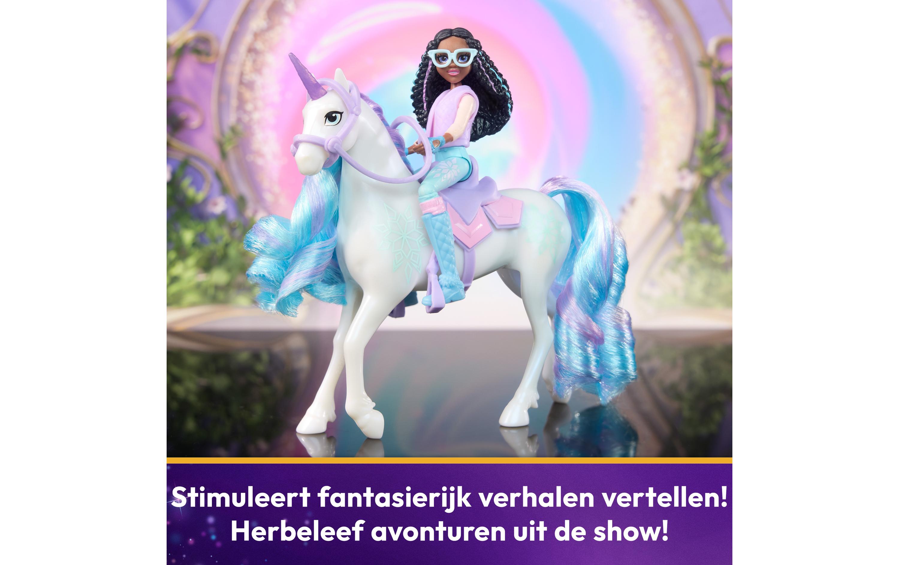 Spinmaster Unicorn Academy Layla Doll & Glacier Unicorn