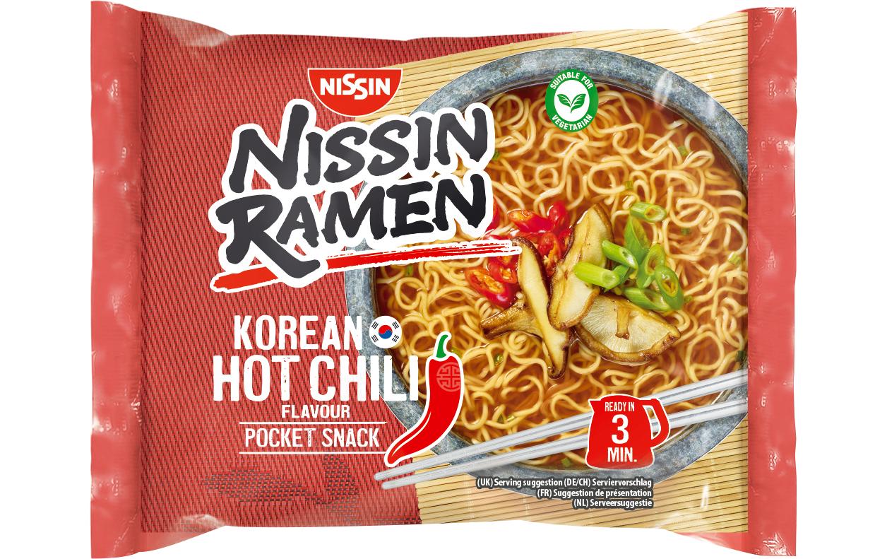 Nissin Food Ramen Korea Chili 10x 65 g