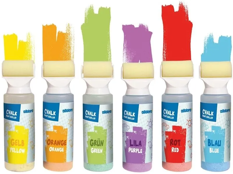 alldoro Chalk Paint Roller 6-tlg. Set