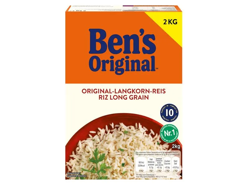 Ben's Original Reis Langkorn 2 kg