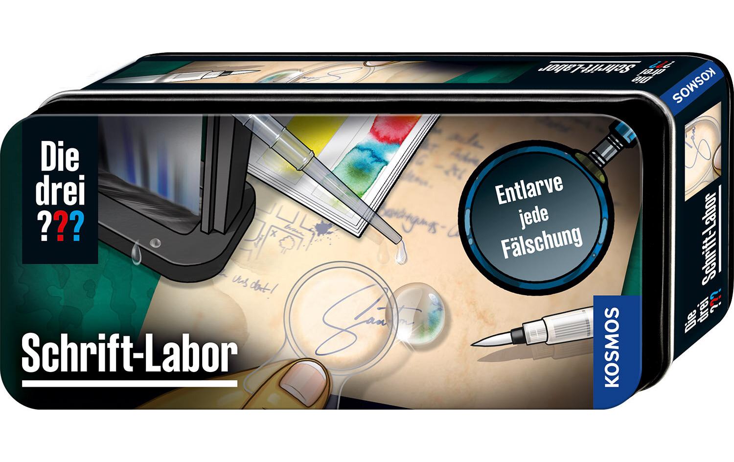 Kosmos Detektivausrüstung Die drei ??? Schrift-Labor (XL-Dose)