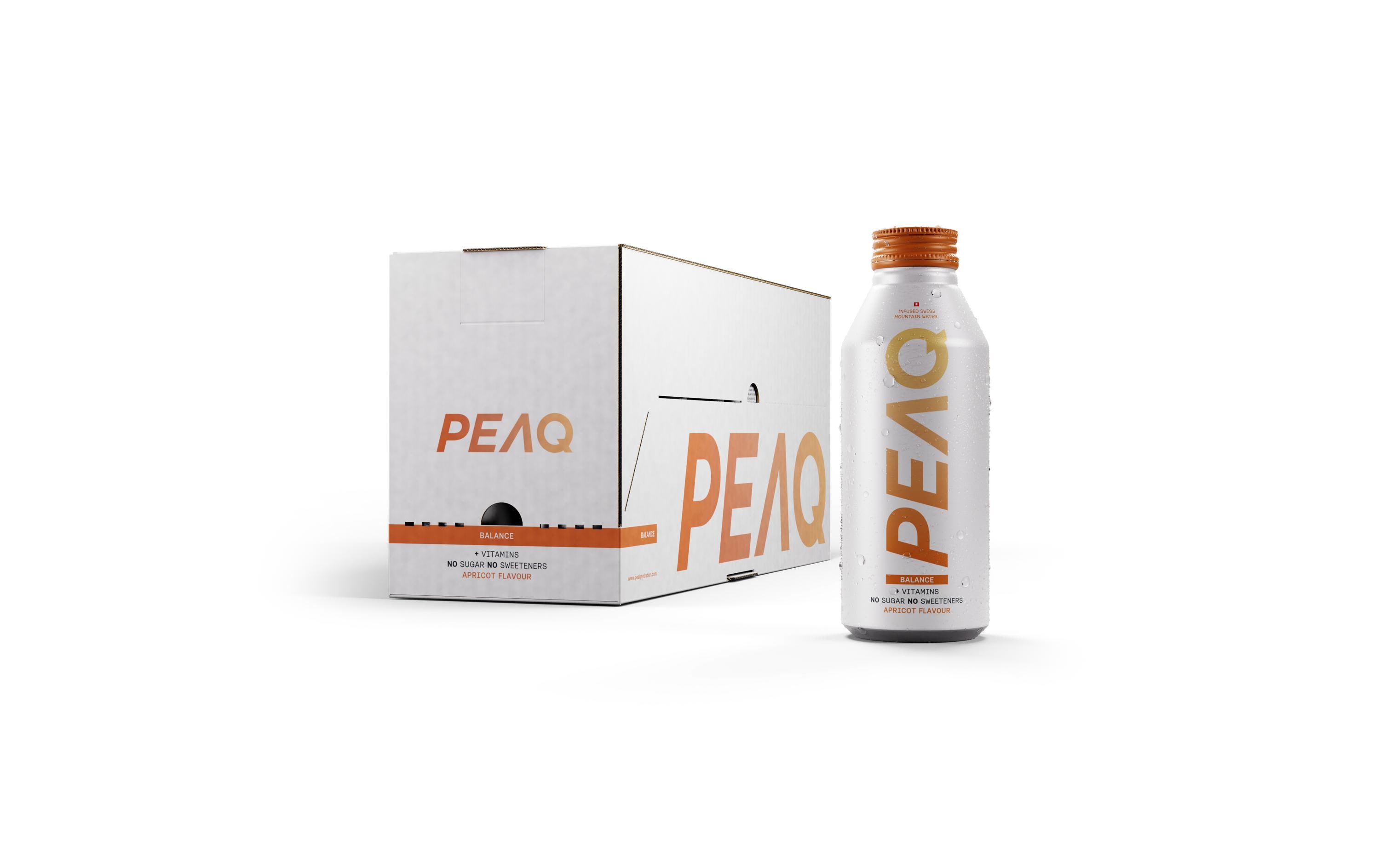 PEAQ Balance Apricot 12 x 473 ml