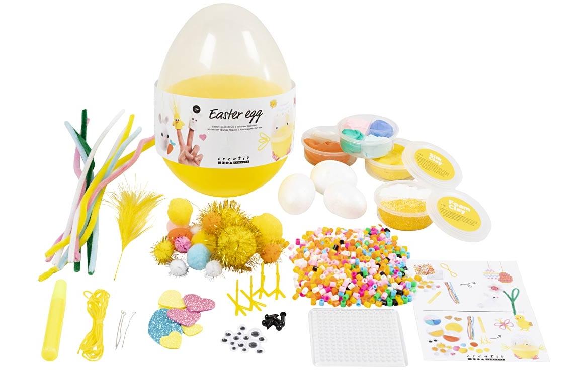 Creativ Company Bastelset Deko-Set Ostereimix