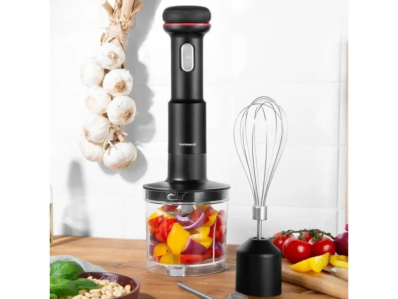 Gastroback Stabmixer Set 5in1 Schwarz