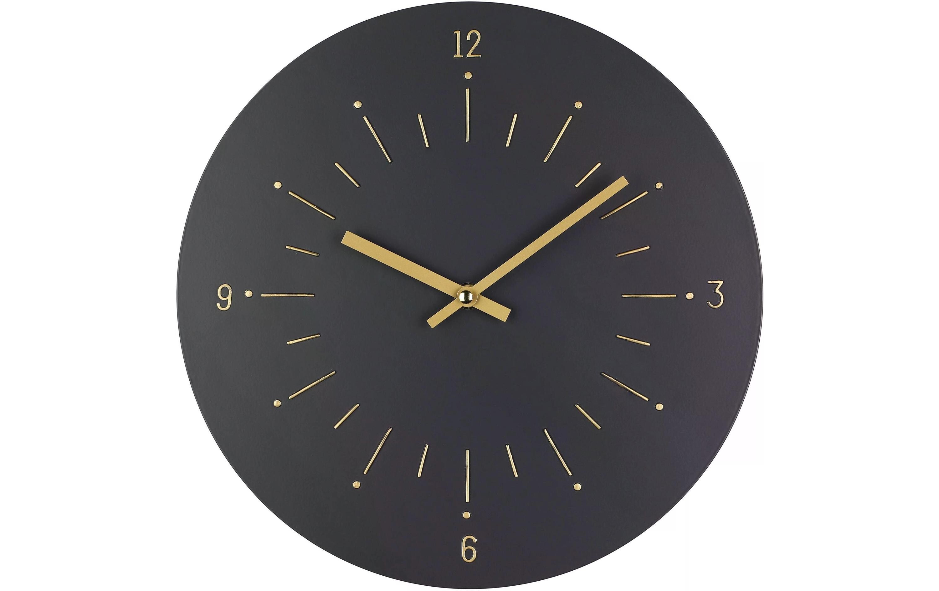 EGLO Wanduhr Takahagi Gold/Schwarz