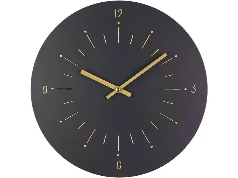 EGLO Wanduhr Takahagi Gold/Schwarz