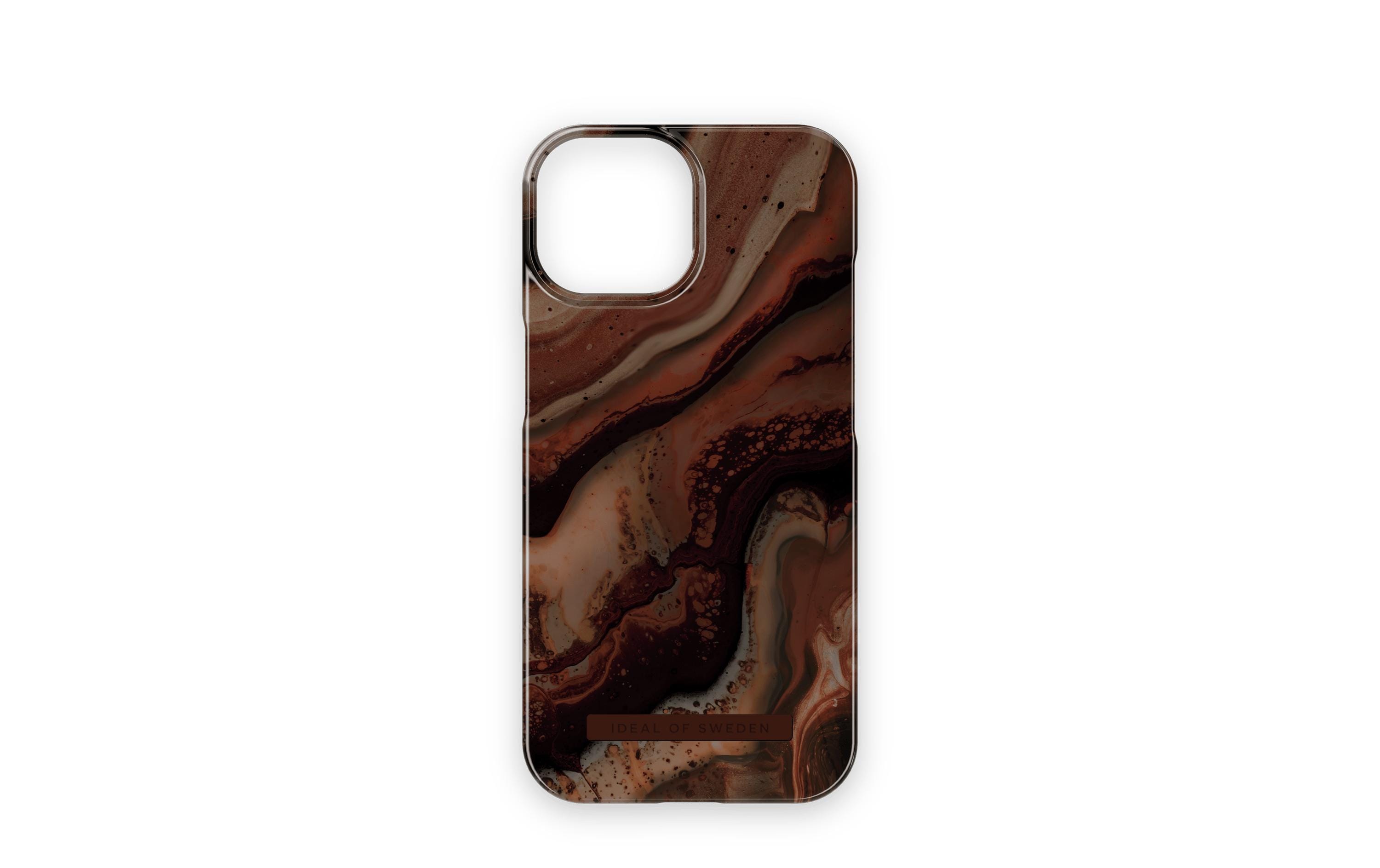 Ideal of Sweden Back Cover Dark Amber Marble iPhone 15