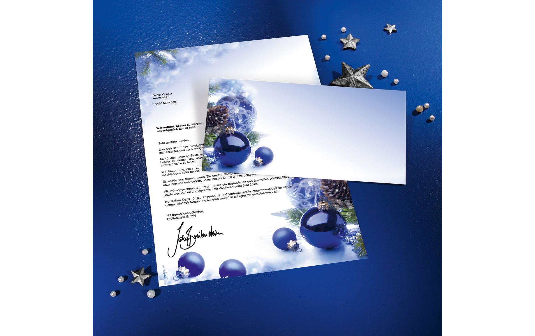 Sigel Motivpapier Blue Harmony, A4, 90 g/m², 100 Blatt