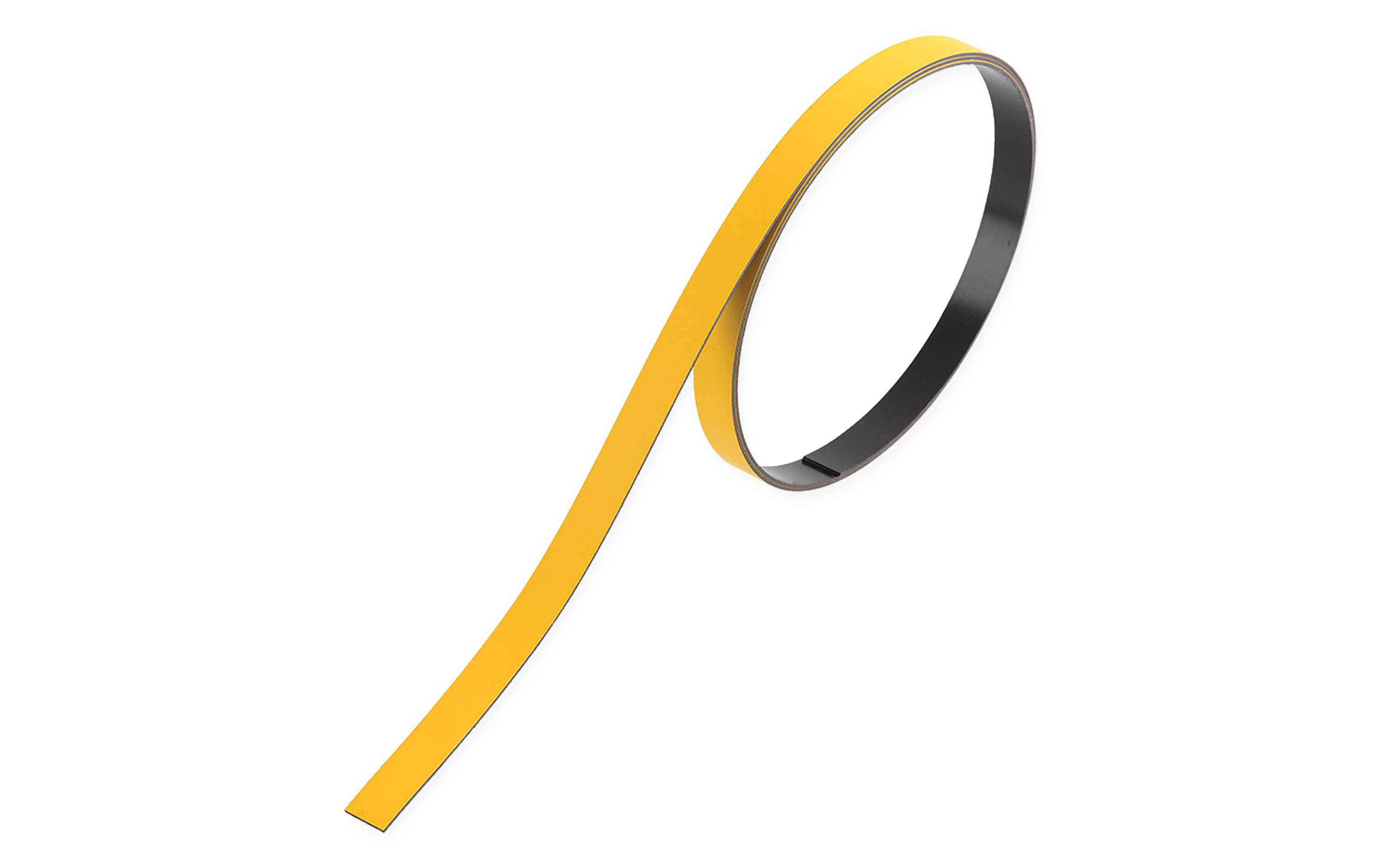 Berec Magnetband 10 mm x 1 m, Gelb