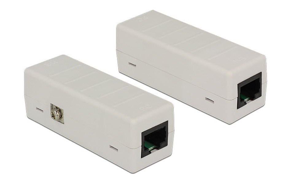 Delock Isolator RJ45 6KV 1 Stück, Überspannungsschutz Delock Isolator RJ45 6KV 1 Stück, Überspannungsschutz