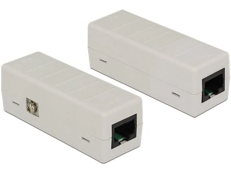 Delock Isolator RJ45 6KV 1 Stück, Überspannungsschutz
