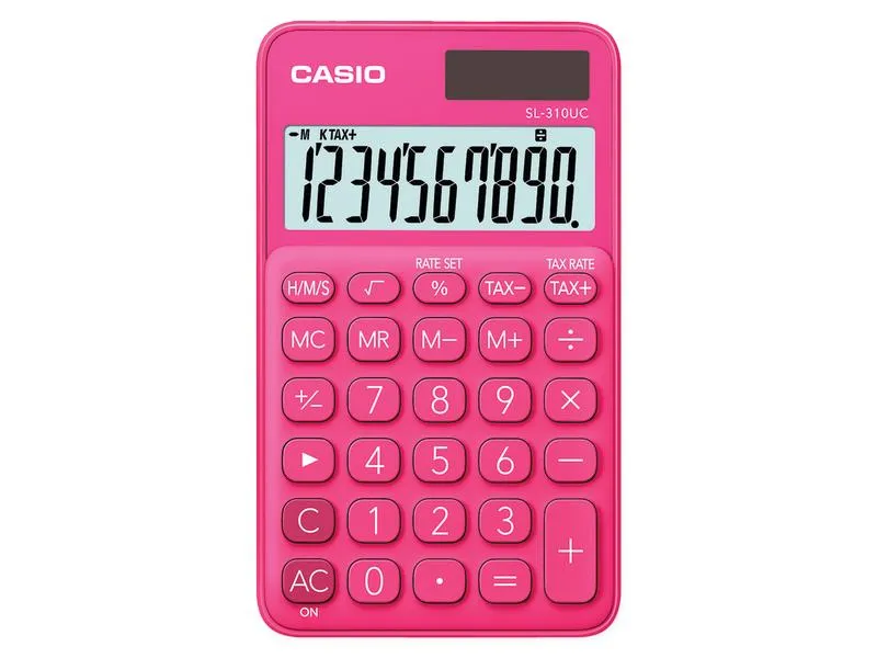 Casio Taschenrechner SL-310UC-RD Rot Casio Taschenrechner SL-310UC-RD Rot