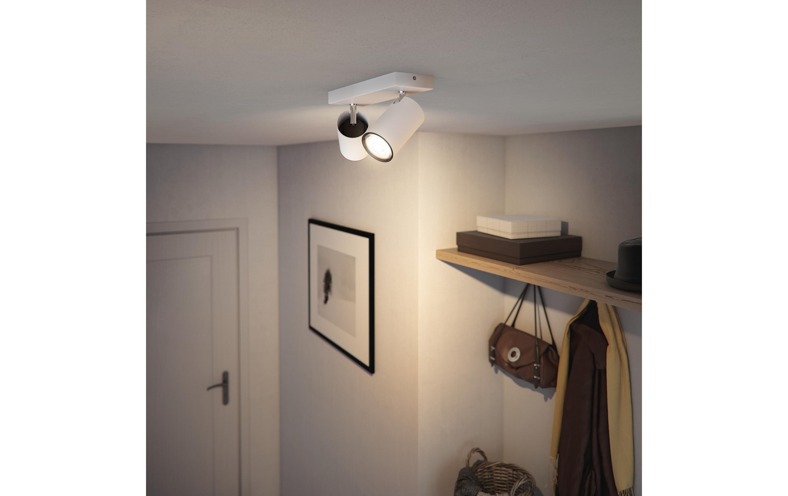 Philips Aufbauspot MyLiving Kosipo, 2 x 5.5W, GU10, Weiss