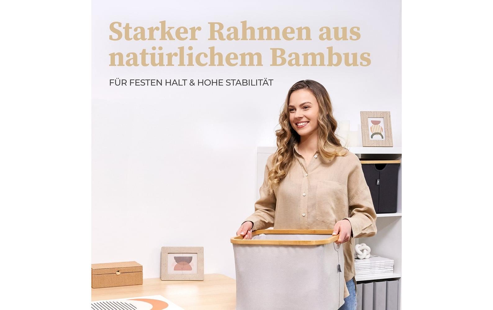 Hennez Aufbewahrungskorb Adrian Grau/Dunkelgrau, 40 l