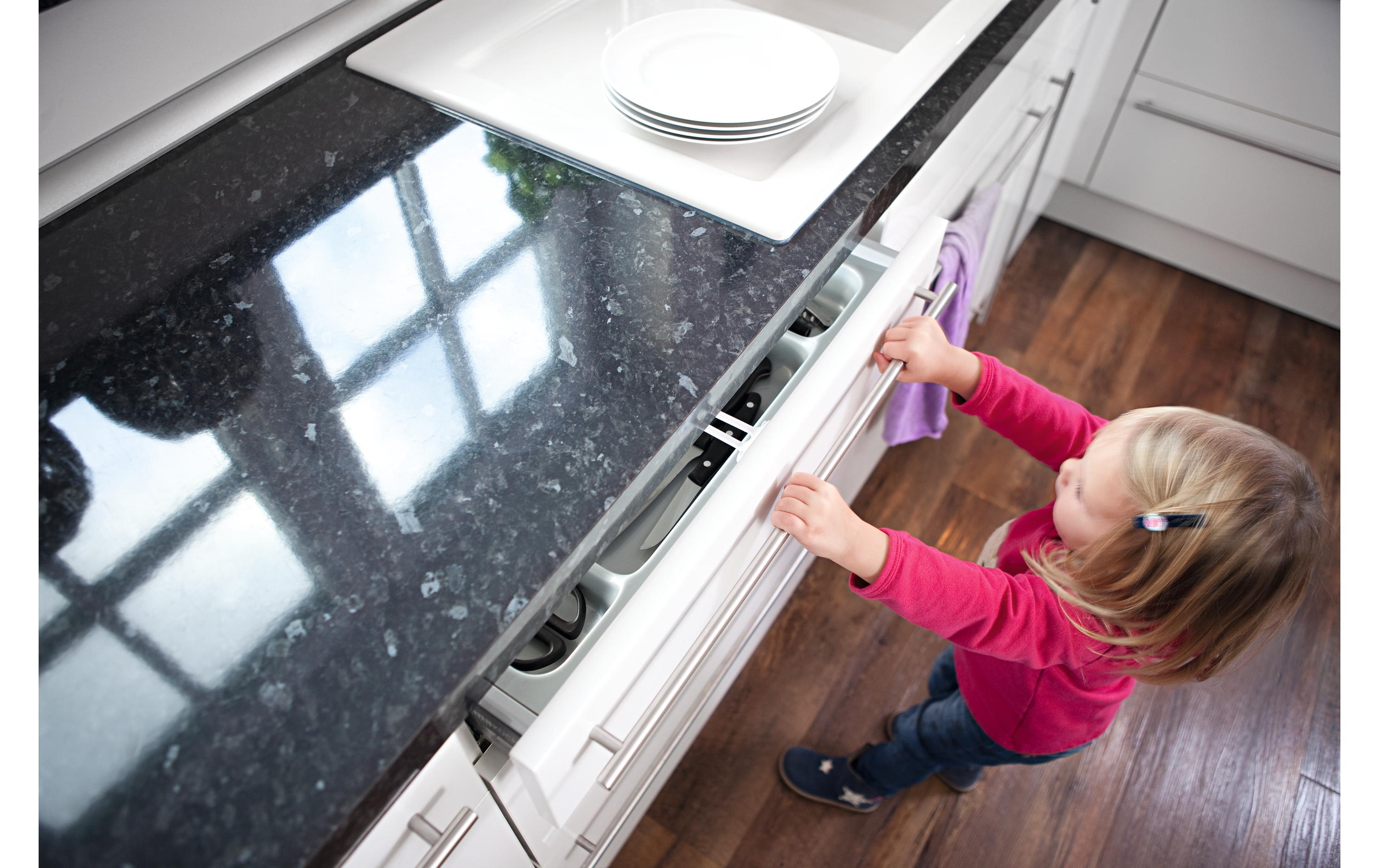 Abus Schubladensicherung Sina 1 Stk. weiss