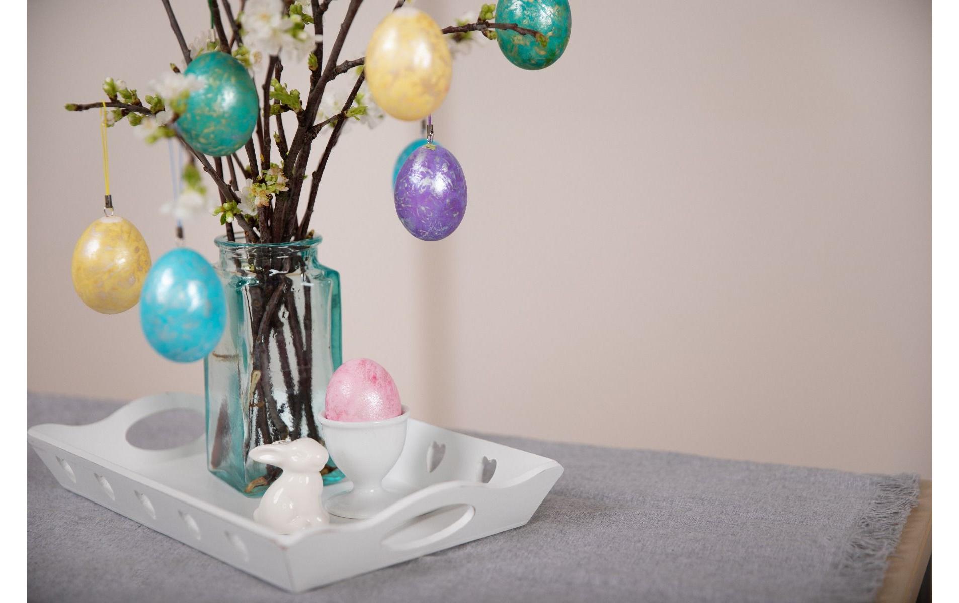 Brauns Heitmann Eierfarben Brillant-Ei 5 Stück, Mehrfarbig