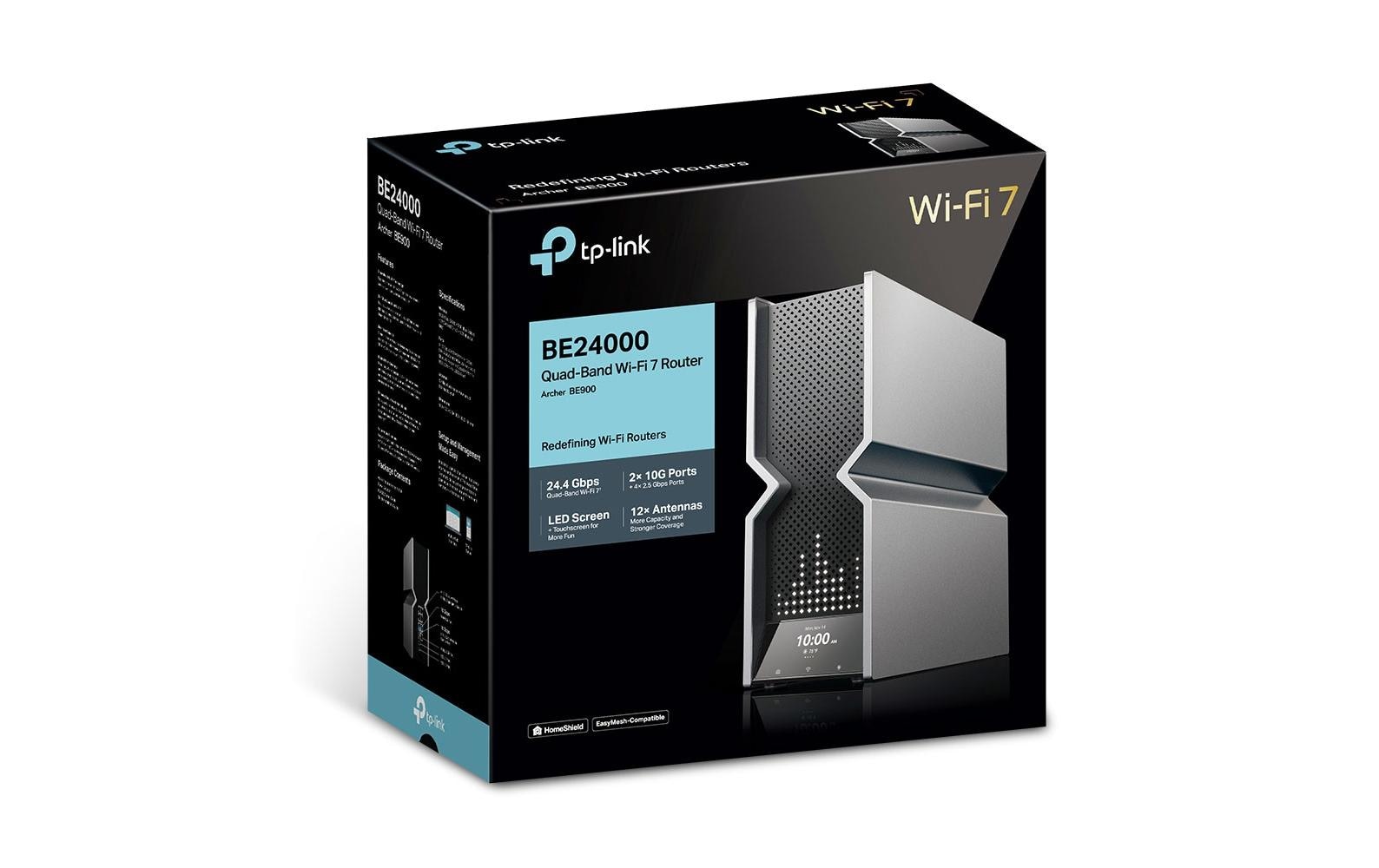 TP-Link Quad-Band WiFi Router Archer BE900 TP-Link Quad-Band WiFi Router Archer BE900