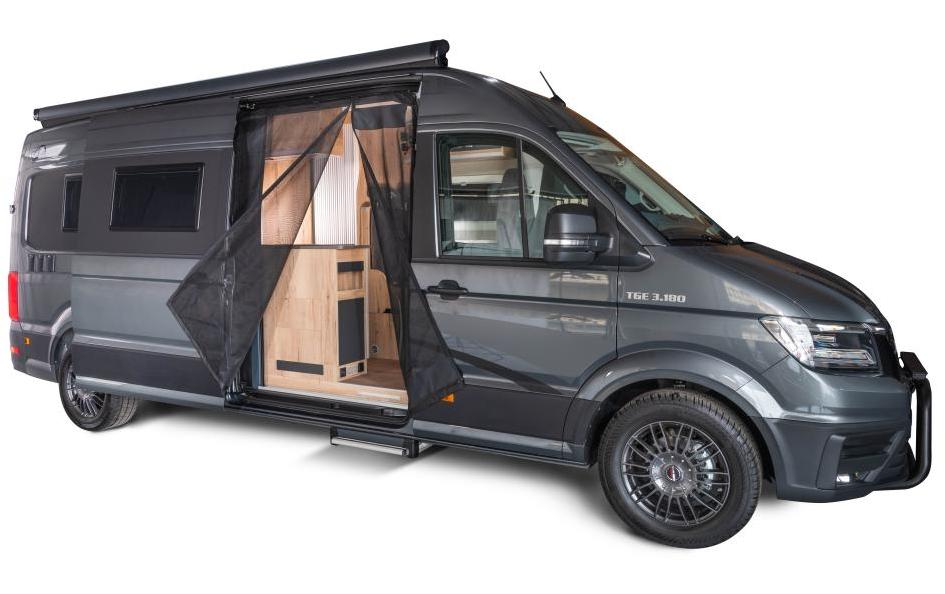 Van Quito Moskitonetz mit Schiebetüren, rechts Van Quito Moskitonetz mit Schiebetüren, rechts