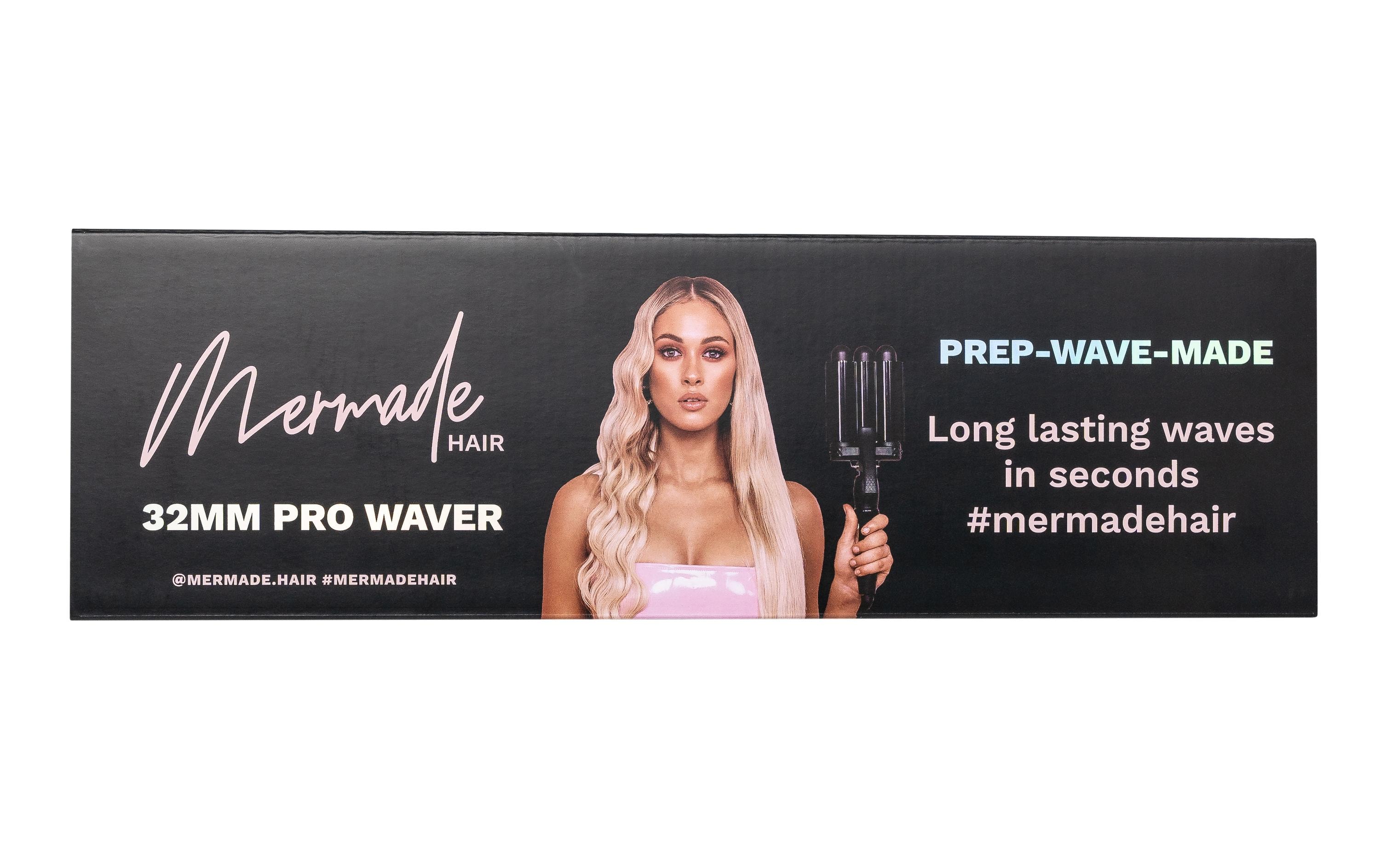 Mermade Profiwelleneisen Pro Wave 25 mm, Schwarz