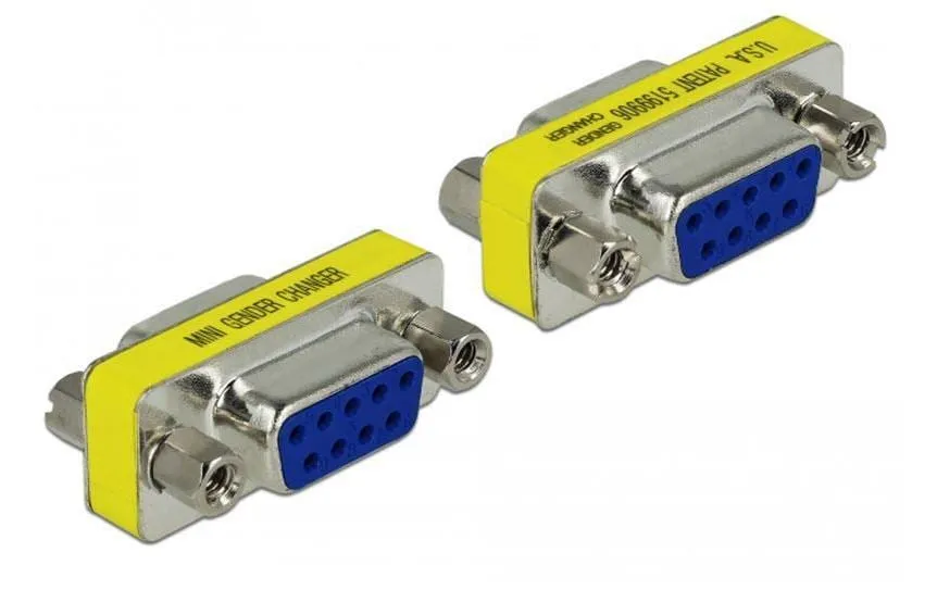 Delock Gender Changer DB9 RS-232 f - f