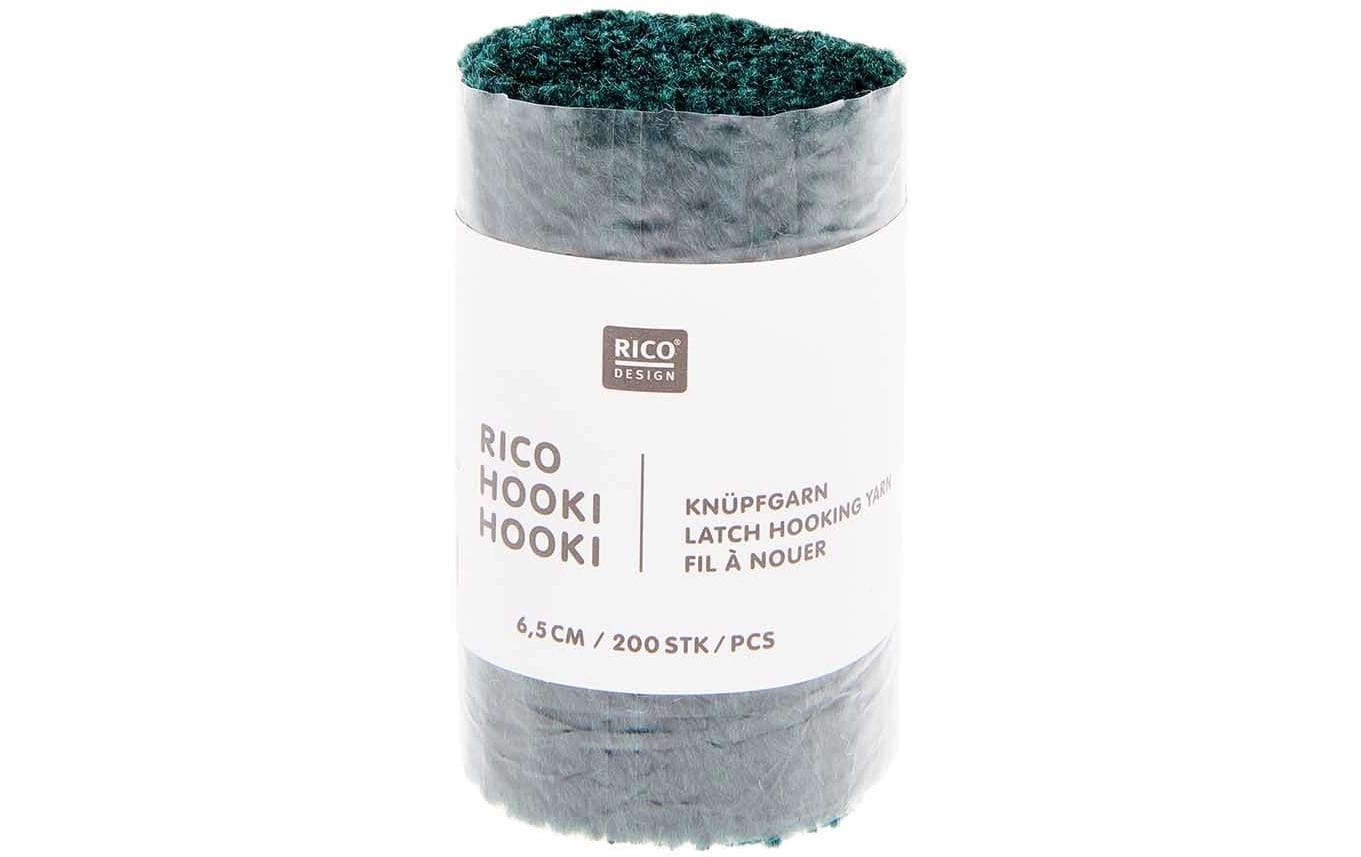 Rico Design Hooki Knüpfgarn Dunkelgrün