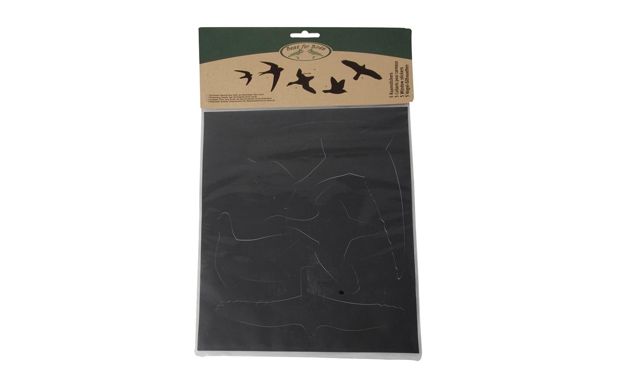 Esschert Design Fensterfolie Vogelsilhouetten 23 x 33 cm