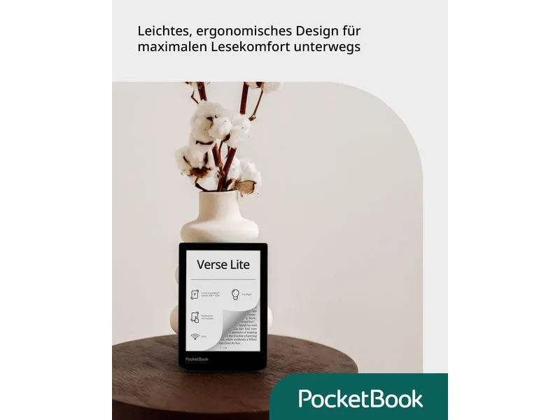 PocketBook E-Book Reader Verse Lite Midnight Grey PocketBook E-Book Reader Verse Lite Midnight Grey