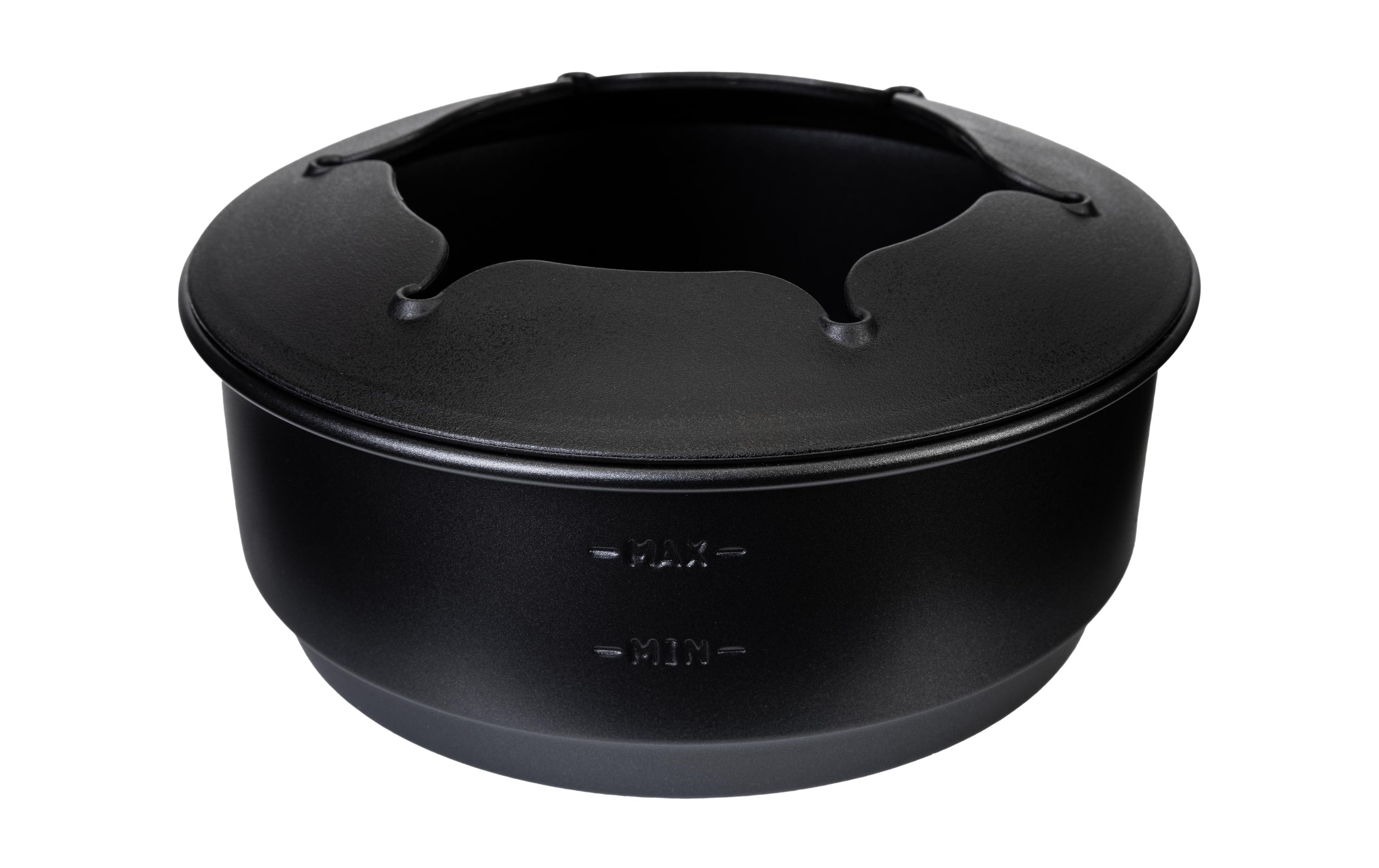 FURBER Fondue-Set Alpy 9 Teile, Schwarz/Weiss