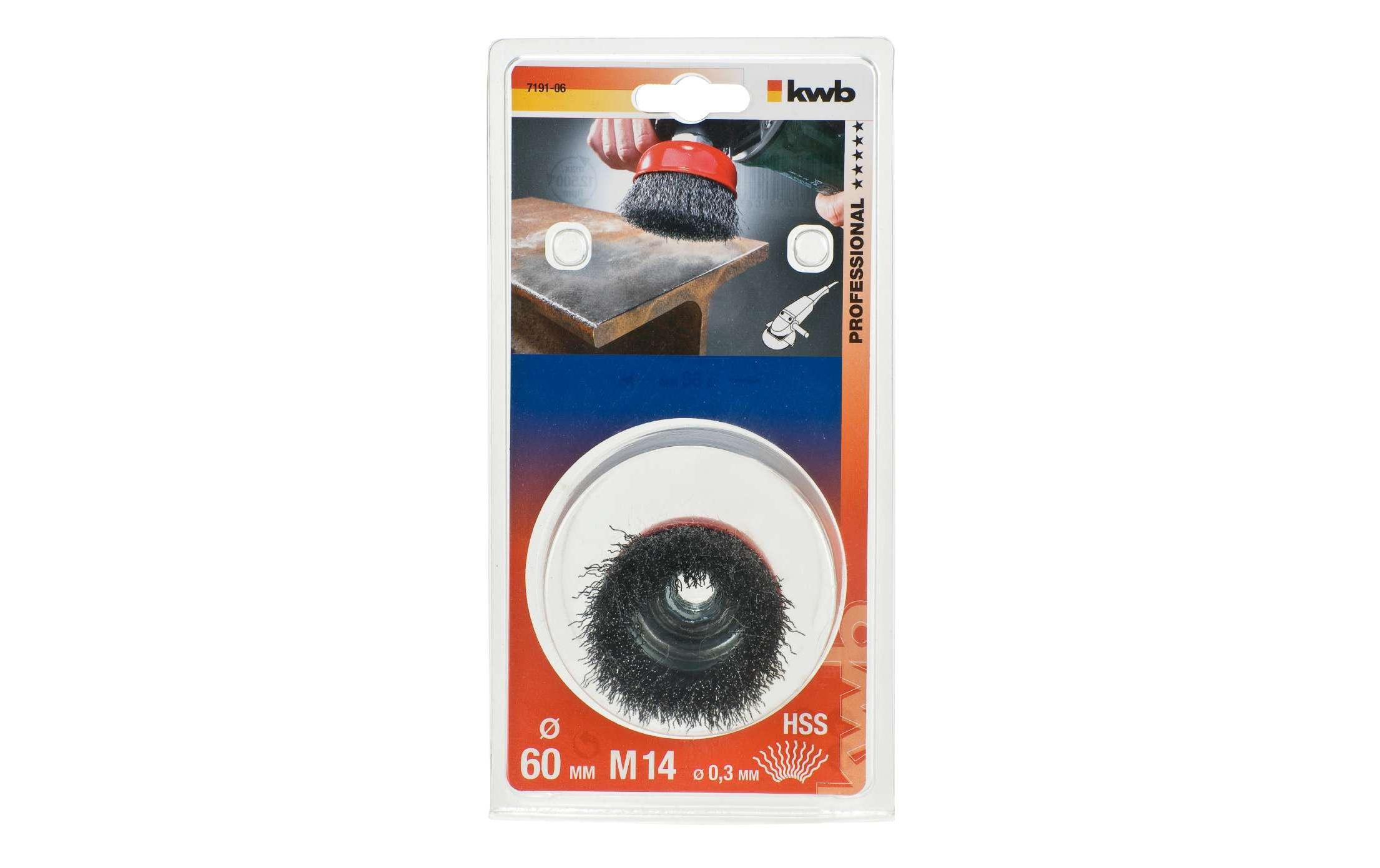 kwb Drahtbürste Stahldraht Ø 60 mm